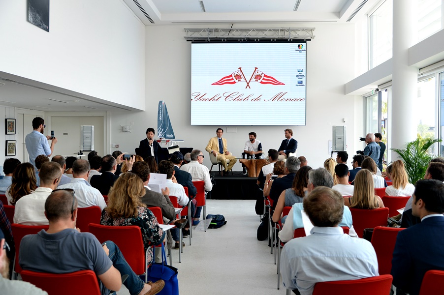 Giovanni Soldini, John Elkann y pierre casiraghi - yacht club de monaco